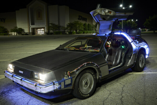 Delorean DMC used in Back to the Future