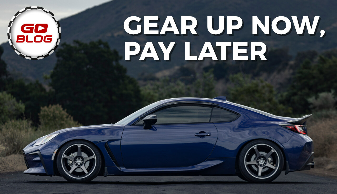 Gear up now, pay later.  Using your tax refund to finance wheels and tires now.