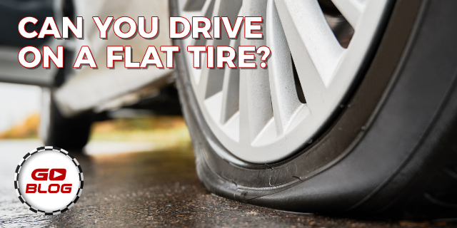 Can You Drive on a Flat Tire? - WheelSetGo