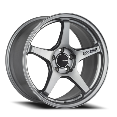 Enkei TFR 18x9.5 5x100 45mm Offset 72.6 Bore Diameter Storm Gray Wheel