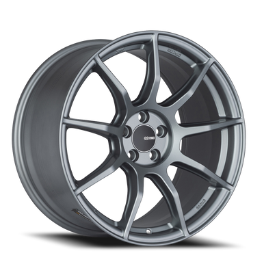 Enkei TS9 17x8 5x112 45mm Offset 72.6mm Bore Grey Wheel
