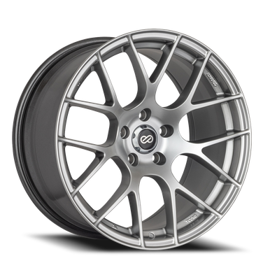 Enkei Raijin 18x8 45mm Offset 5x114.3 Bolt Pattern 72.6 Bore Dia Titanium Gray Wheel *Min Qty 60* main image 1