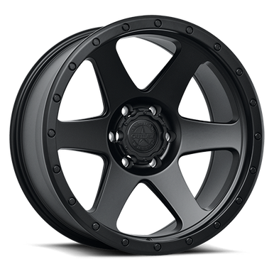 American Outlaw Sidewinder Wheels Rims 20x9 6x139.7 Satin Black