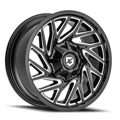 Gear Off Road 769Bm Wheels Rims 20x9 6x135 6x139.7 Gloss Black