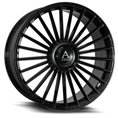 Azad Az25 Wheels Rims 26x10 Blank Custom Drilled Gloss Black 25mm ...