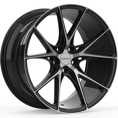 Inovit Speed Wheels Rims 20x10 5x112 5x114.3 Satin Black Machined