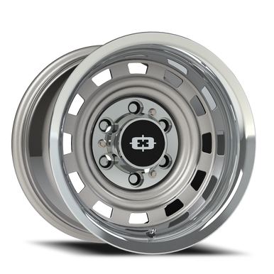 Vision 54 Cheyenne Wheels Rims 15x10 6x139.7 Silver W/ Machined Lip ...