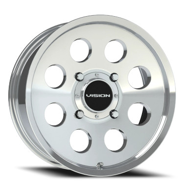 Vision 56 Midway Atv Wheels Rims 17x7 4x156 Polished 13mm | 56
