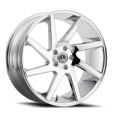 Luxxx Alloys Lux 8 Wheels Rims 20x8.5 5x112 Chrome 38mm