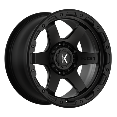Kg1 Launch Wheels Rims 20x9.5 8x170 Matte Black W/ Black Ring -12mm ...