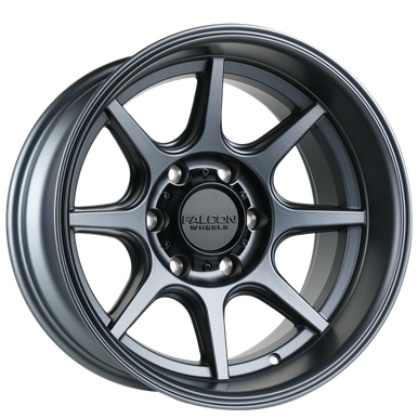 Falcon T8 Seeker Wheels Rims 17x9 6x139.7 Matte Gunmetal -38mm | T8 ...