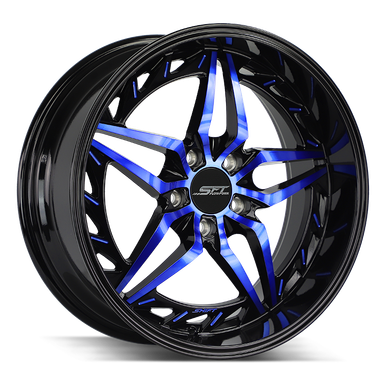 Color Shift Mesh Rims Shift Hf37 Injector Wheels Rims 20x8.5 5x114.3 Gloss Black W/ Candy ...