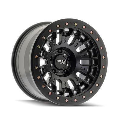 Dirty Dunk④ jakebllockyoyo Dirty Life Evoke Wheels Rims 17x9 5x127 Satin Black -38mm | 9317