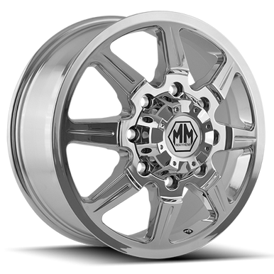 Mayhem Dually Monstir Wheels Rims 22x8.25 8x165.1 Chrome 127mm