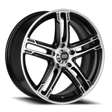 Enkei Fd-05 Wheels Rims 17x7 4x100 Black Machined 40mm | 434-770-4940BKM