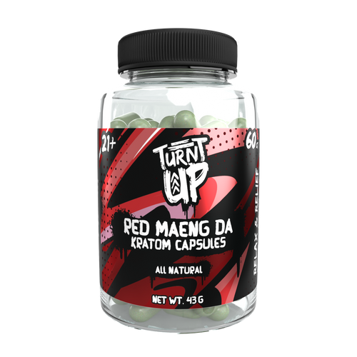 Kratom Capsules - Red Maeng Da - 60 Count Kratom capsules