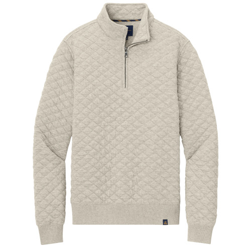 Brooks Brothers Diamond Quilt Qtr Zip- Trinity