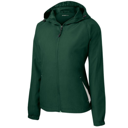 Womens Hooded Colorblock Raglan Jacket-TrinityWir