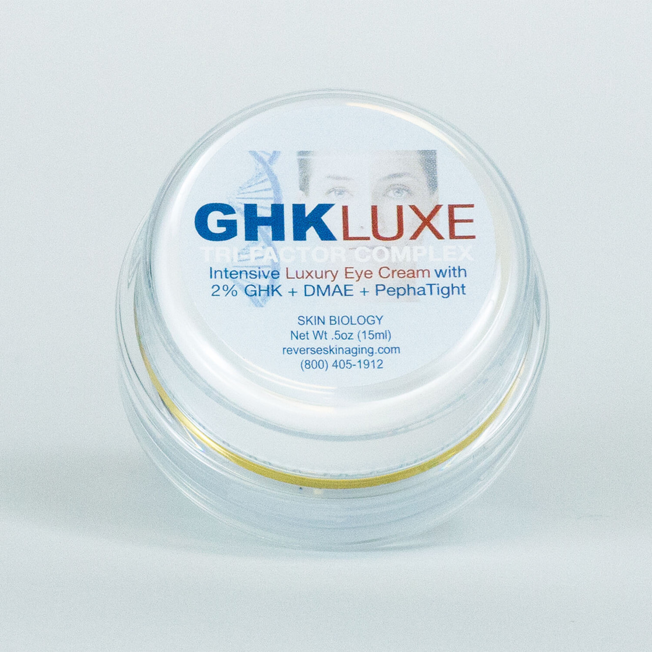 Skin Firming Eye Cream: GHK LUXE with TriFactor Complex - Eye