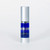 A silver airless pump is pictured on a white background. The center of the pump is clear and you can see the cobalt blue 3% GHK-Cu VIP Luxury Serum.