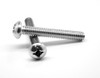 #2-56 x 3/8" (FT) Coarse Thread Machine Screw Phillips Round Head Low Carbon Steel Zinc Plated