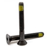 #4-40 x 5/8" (FT) Coarse Thread Socket Flat Head Cap Screw Nylon Patch Alloy Steel Black Oxide