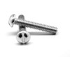 #4-40 x 5/8" (FT) Coarse Thread Machine Screw Slotted Round Head Low Carbon Steel Zinc Plated