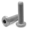 #8-32 x 3/8" (FT) Coarse Thread Socket Button Head Cap Screw Alloy Steel Mechanical Zinc