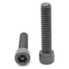 #10-32 x 1/2" (FT) Fine Thread Socket Head Cap Screw Tamper Resistant Hex Pin-In Alloy Steel Black Oxide