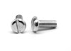 #6-32 x 2 1/4" (FT) Coarse Thread Machine Screw Slotted Binder Undercut Low Carbon Steel Zinc Plated