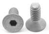 #10-24 x 1" (FT) Coarse Thread Socket Flat Head Cap Screw Alloy Steel Mechanical Zinc