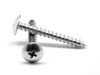 #10-12 x 1 1/2" Sheet Metal Screw Phillips Truss Head Type A Low Carbon Steel Zinc Plated