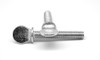 #10-32 x 1" Fine Thread Thumb Screw Type A with Shoulder Low Carbon Steel Zinc Plated