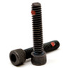 1/4"-20 x 1/2" (FT) Coarse Thread Socket Head Cap Screw Nylon Pellet Alloy Steel Black Oxide