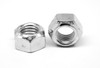 M8 x 1.25 Coarse Thread DIN 980V Class 10 Hex Cone All Metal Locknut (Stover) Medium Carbon Steel Zinc Plated and Wax