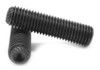 M8 x 1.25 x 20 MM Coarse Thread ISO 4029 Class 45H Socket Set Screw Knurled Cup Point Alloy Steel Black Oxide