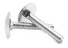 1/4"-20 x 3" (FT) Coarse Thread A307 Grade A Step Bolt Low Carbon Steel Zinc Plated