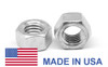 9/16"-18 Fine Thread Grade 5 Finished Hex Nut - USA Medium Carbon Steel Zinc Plated