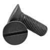 1/2"-13 x 4 1/2" Coarse Thread Grade 2 Slotted Flat Countersunk Head Cap Screw Low Carbon Steel Plain Finish