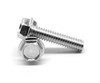 #6-32 x 1/2" (FT) Coarse Thread Machine Screw Hex Washer Head Low Carbon Steel Zinc Plated