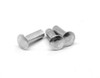 0.089 x 0.094 Semi-Tubular Oval Head Rivet Low Carbon Steel Zinc Plated