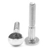 1/4-20 x 1 1/2 Coarse Thread Rib Neck Carriage Bolt Low Carbon Steel Zinc Plated