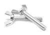 #10-24 x 2" (FT) Coarse Thread Forged Wing Screw Low Carbon Steel Zinc Plated