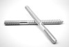 1/4-20 x 5 Coarse Thread Hanger Bolt Plain Center Stainless Steel 18-8