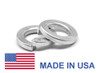 1/2 Heavy Split Lockwasher - USA Medium Carbon Steel Mechanical Zinc
