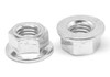 3/4-10 Hex Flange Nut Case Hardened Low Carbon Steel Zinc Plated