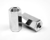 7/8-9 x 2 1/2 Coarse Thread Grade A Hex Rod Couping Nut Low Carbon Steel Zinc Plated