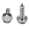 5/16-9 x 3 Hex Washer 7/16" AF High Head Lag Screw Low Carbon Steel Zinc Plated