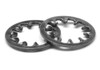 #6 Internal Tooth Lockwasher Medium Carbon Steel Black Zinc Plated