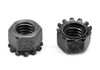 1/4-20 Coarse Thread KEPS Nut / Star Nut with External Tooth Lockwasher Low Carbon Steel Black Oxide